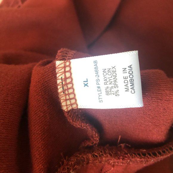 Zenana Outfitters Slip on Mermaid Flair Skirt Size XL - Picture 3 of 3